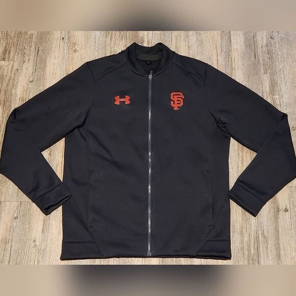 San Francisco Giants Under Armour Track Jacket size Medium - Picture 1 of 7